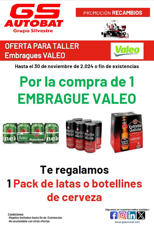 EMBRAGUES, VALEO, LUK Y SACHS>