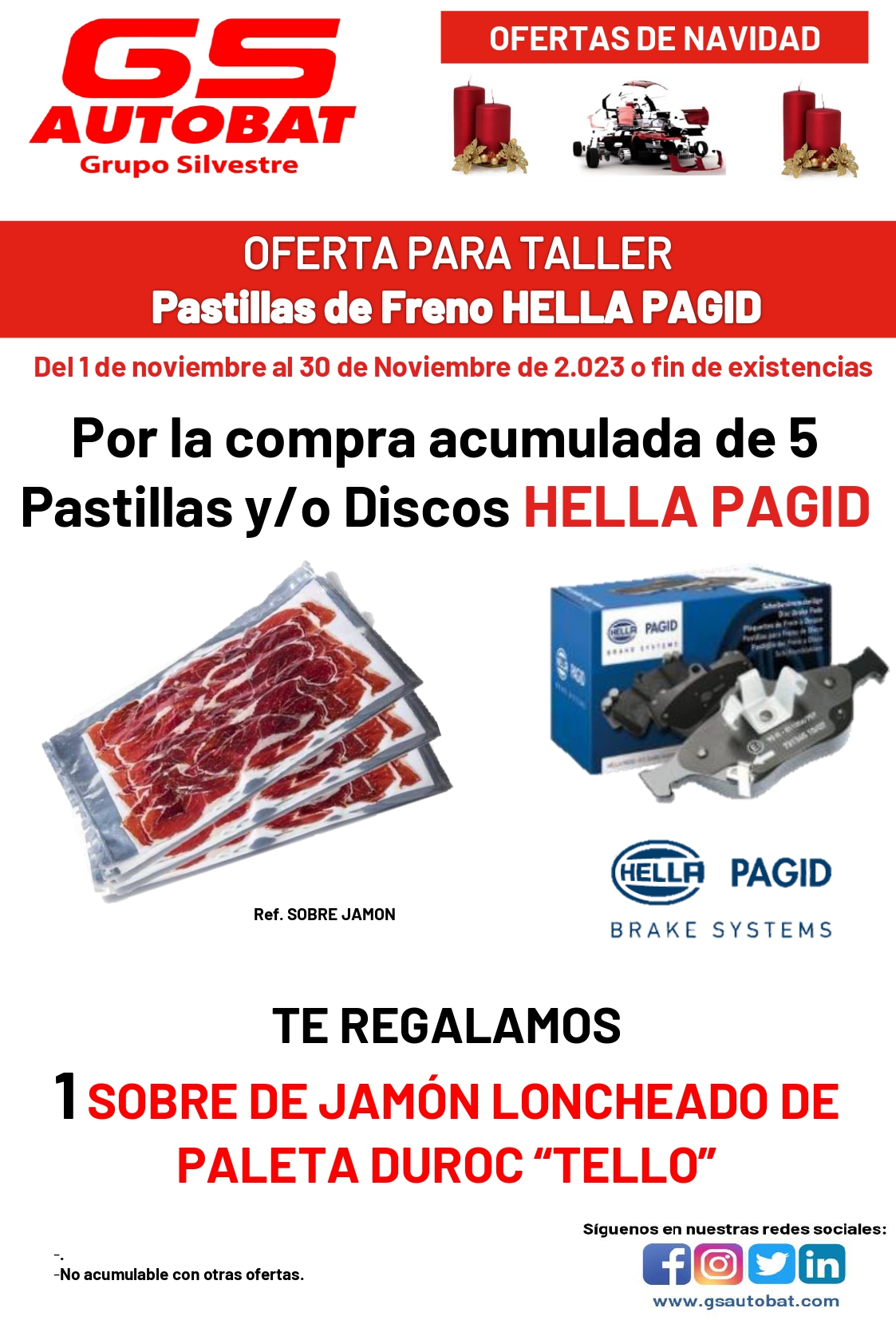 PASTILLAS Y DISCOS DE FRENO HELLA PAGID>